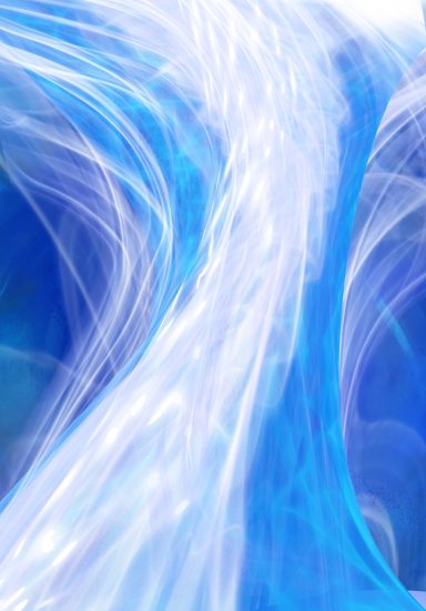 Textura de agua en tonos azules y blancos, creando un efecto fluido y etéreo.