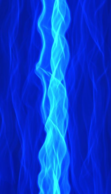 Luz azul en ondas, creando un efecto de movimiento suave y fluido.