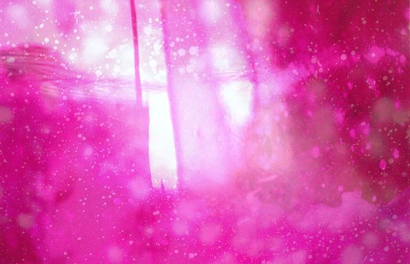 Fondo abstracto en tonos de rosa con brillos y destellos.