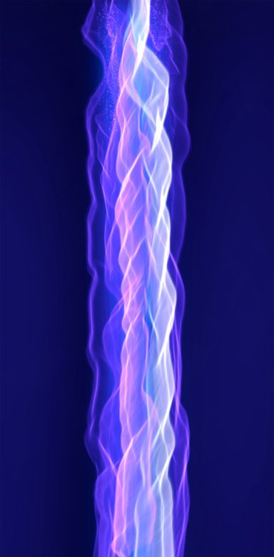 Luz abstracta en tonos azules creando un efecto ondulante y dinámico.