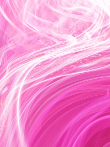 ALAS I Wings Susana Mazzarino Fondo suave en tonos rosados con ondulaciones brillantes y etéreas.